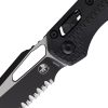 Microtech MSI Ram-Lok Black - Partially Serrated M390MK