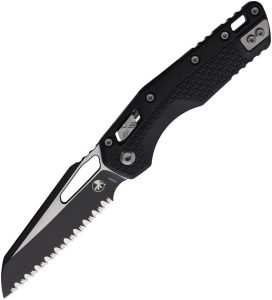 Microtech MSI Ram-Lok Black FS - Full Serrated M390MK