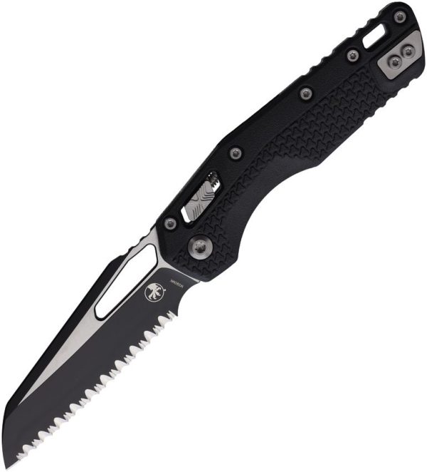 Microtech MSI Ram-Lok Black FS - Full Serrated M390MK
