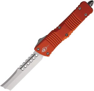 Microtech Combat Hellhound Razor Auto - Orange M390