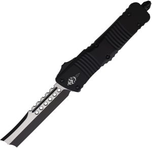 Microtech Combat Hellhound Razor Auto - Black/Satin M390