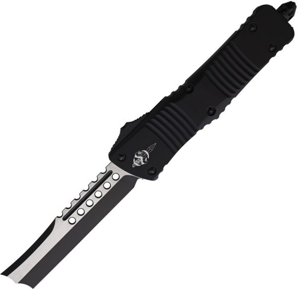 Microtech Combat Hellhound Razor Auto - Black/Satin M390