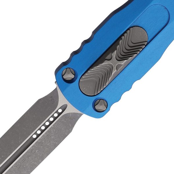 Microtech Dirac D/E OTF Auto - Blue Apocalyptic M390