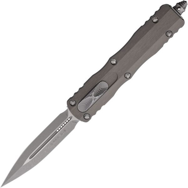 Microtech Dirac D/E OTF Auto - Gray Apocalyptic