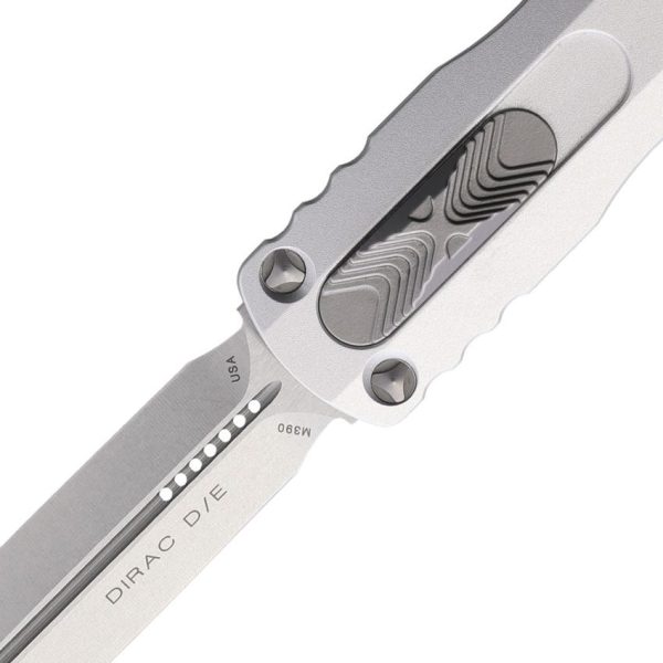 Microtech Auto Dirac D/E OTF Stonewash Silver