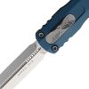 Microtech Auto Dirac D/E OTF Stonewash Deep Ocean
