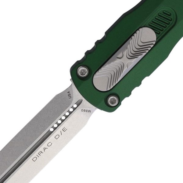 Microtech Auto Dirac D/E OTF Stonewash Emerald