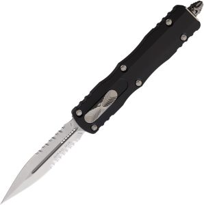 Microtech Auto Dirac D/E OTF PS - Black Serrated