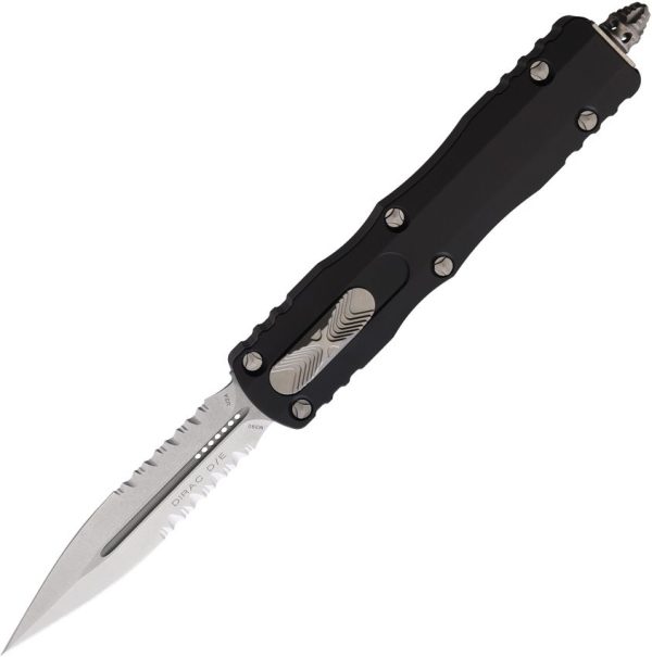 Microtech Auto Dirac D/E OTF PS - Black Serrated