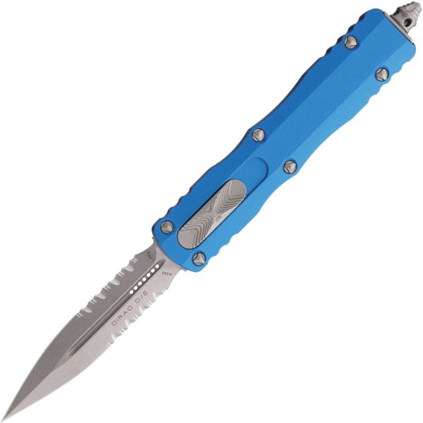 Microtech Auto Dirac D/E OTF Stonewash Blue