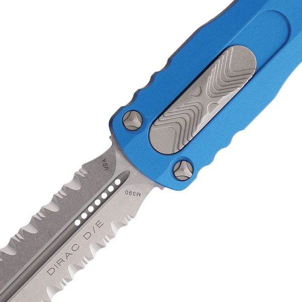 Microtech Auto Dirac D/E OTF Stonewash Blue