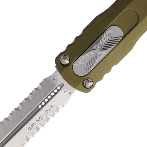 Microtech Auto Dirac D/E OTF OD Green M390 Dagger