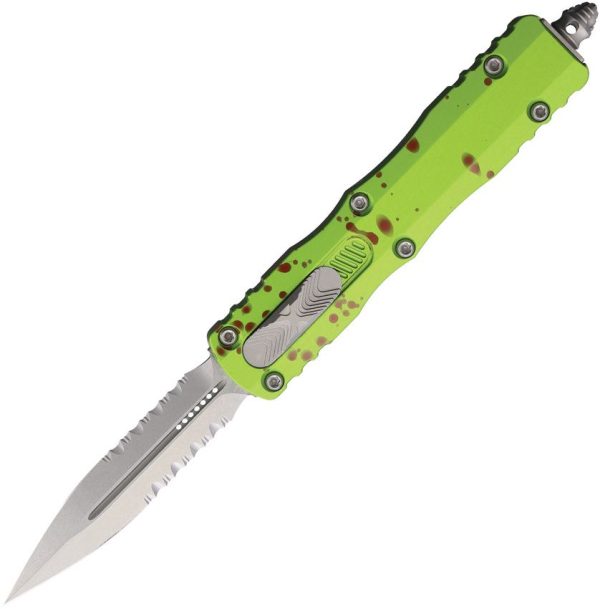 Microtech Auto Dirac Zombie-Tech OTF Stonewash Dagger