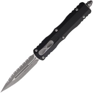 Microtech Auto Dirac AP OTF M390 Black Serrated