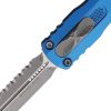 Microtech Auto Dirac AP OTF Blue M390 Serrated