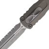 Microtech Auto Dirac AP OTF Gray M390 Serrated