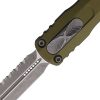 Microtech Auto Dirac AP OTF OD Green Serrated