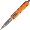 Microtech Auto Dirac AP OTF Orange M390 Serrated