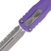 Microtech Auto Dirac D/E OTF Purple Apocalyptic Dagger