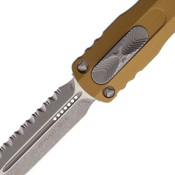 Microtech Auto Dirac D/E OTF Tan M390 Dagger