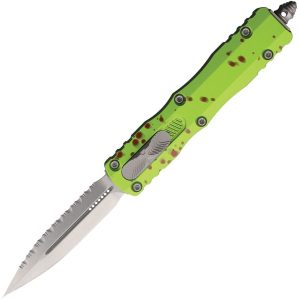 Microtech Auto Dirac Zombie-Tech Stonewash Dagger