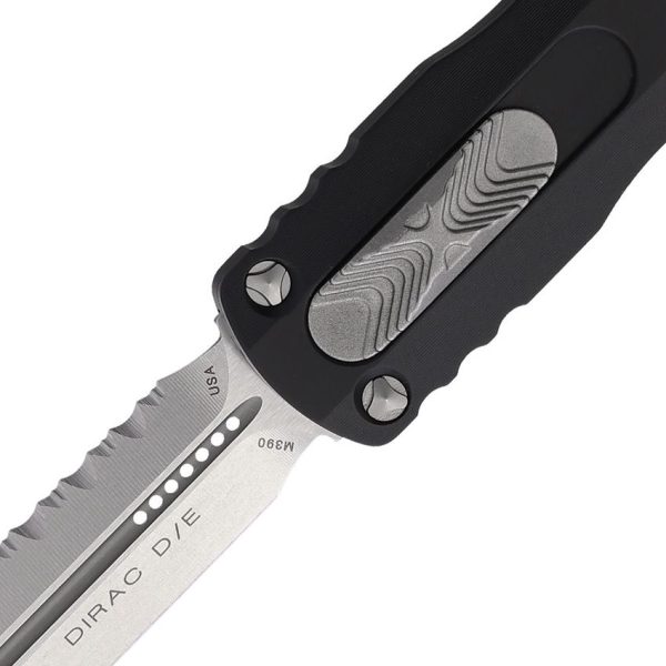 Microtech Auto Dirac D/E OTF Black Serrated Dagger