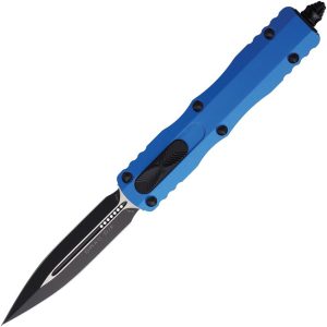 Microtech Auto Dirac D/E OTF Blue Aluminum Handle