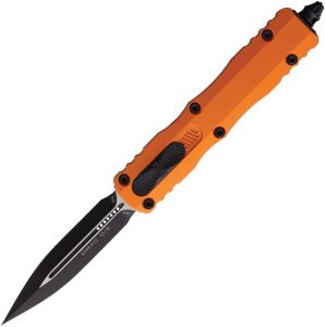 Microtech Auto Dirac D/E OTF Orange Handle
