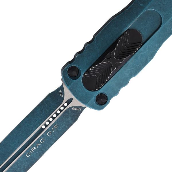 Microtech Auto Dirac D/E OTF Weathered Turquoise