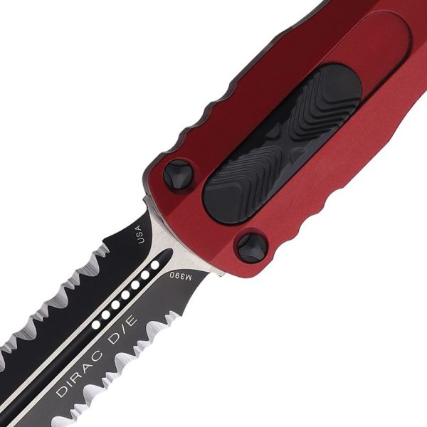 Microtech Auto Dirac D/E OTF Merlot Aluminum