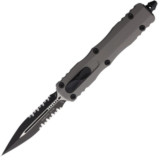 Microtech Auto Dirac D/E OTF Gray Aluminum
