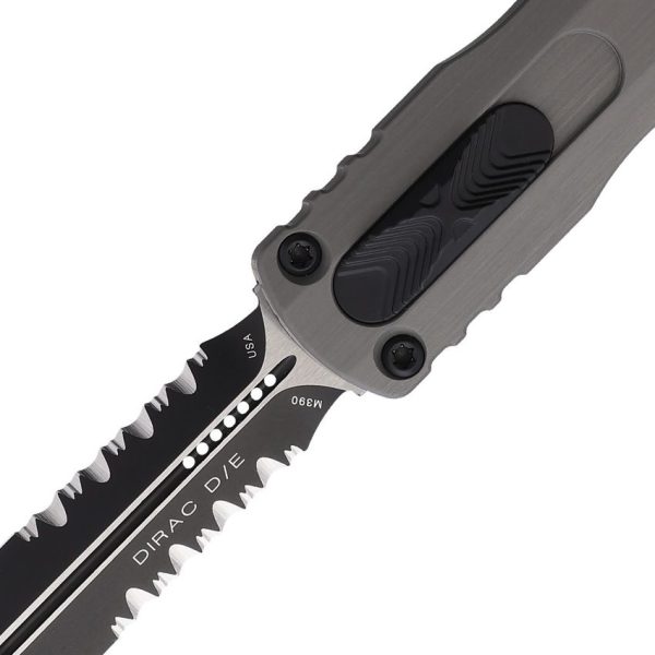 Microtech Auto Dirac D/E OTF Gray Aluminum