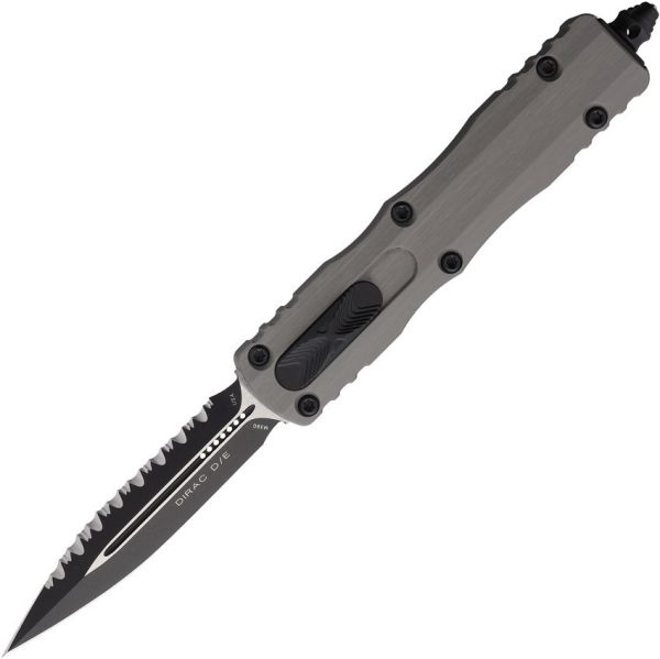 Microtech Auto Dirac D/E OTF Gray Serrated