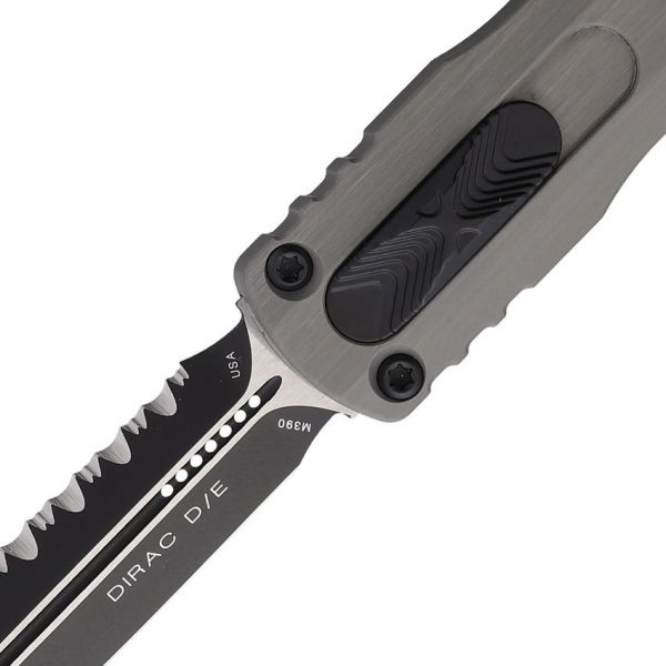 Microtech Auto Dirac D/E OTF Gray Serrated