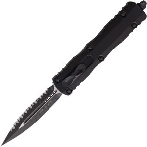 Microtech Auto Dirac D/E OTF Black Serrated