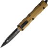 Microtech Auto Dirac D/E OTF Tan Serrated