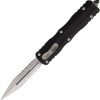 Microtech Auto Dirac D/E OTF Black Partially Serrated