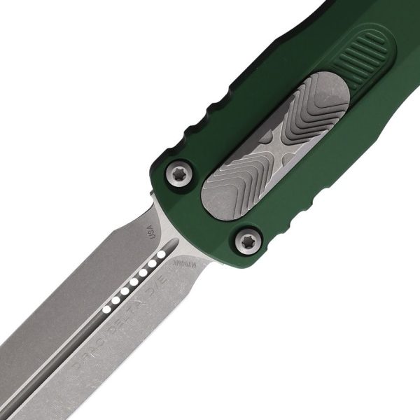 Microtech Dirac Delta D/E Automatic OTF - Emerald Green
