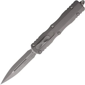 Microtech Dirac Delta D/E Automatic OTF - Gray Handle