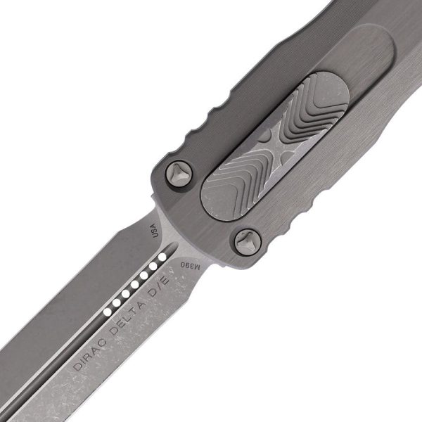 Microtech Dirac Delta D/E Automatic OTF - Gray Handle