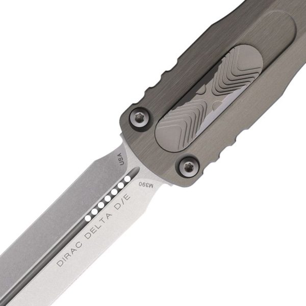 Microtech Auto Dirac Delta D/E OTF Gray Aluminum