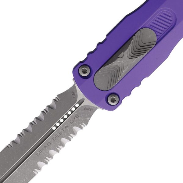Microtech Auto Dirac Delta D/E OTF Purple Apocalyptic