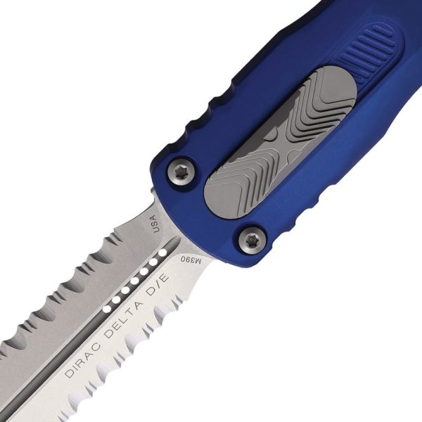 Microtech Auto Dirac Delta D/E OTF Navy Stonewash