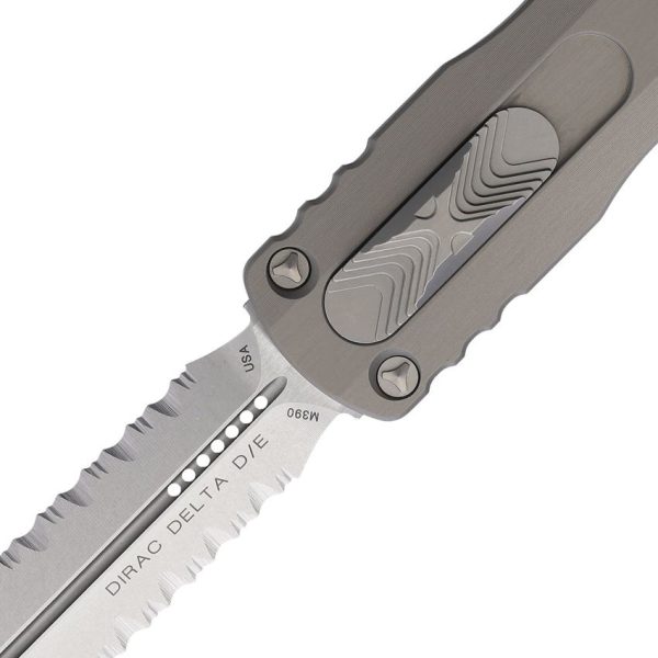 Microtech Auto Dirac Delta D/E OTF Gray Stonewash