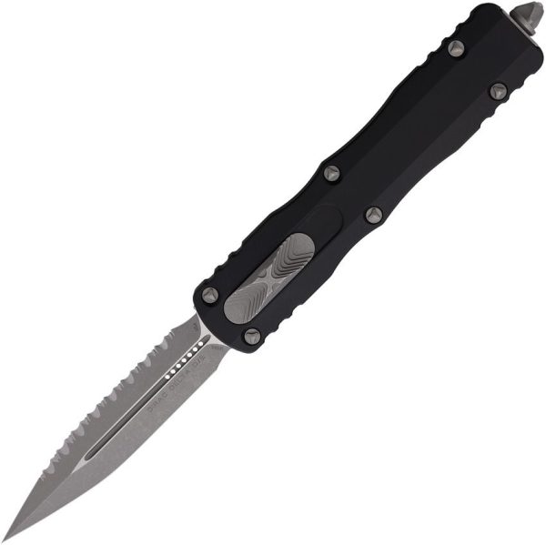 Microtech Auto Dirac Delta Apocalyptic Serrated