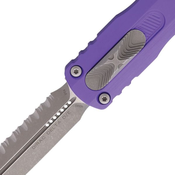 Microtech Auto Dirac Delta Purple Handle OTF