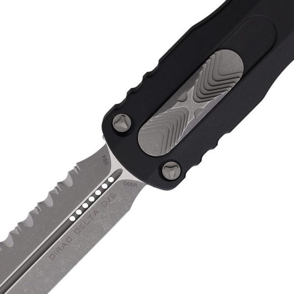 Microtech Auto Dirac Delta Apocalyptic Serrated
