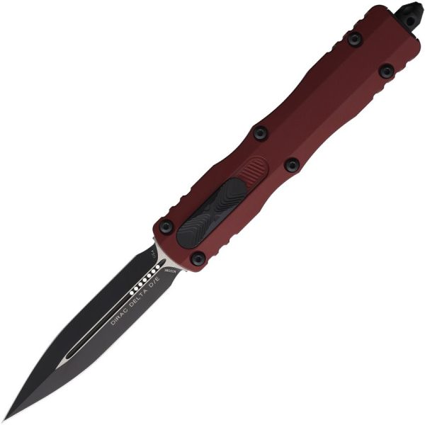 Microtech Auto Dirac Delta D/E OTF Merlot