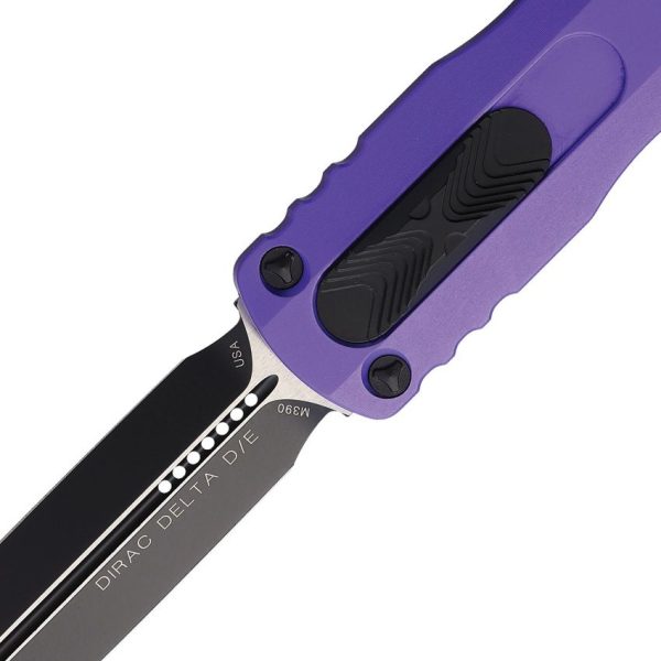 Microtech Dirac Delta D/E OTF Auto - Purple Handle