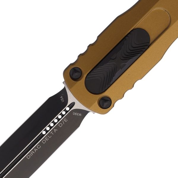 Microtech Dirac Delta D/E OTF Auto - Tan M390